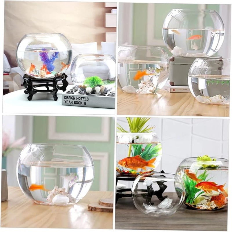 حوض أسماك زينة لطاولة واضحة لحوض أسماك الزينة لبيتا سمكة الذهبية للمنزل المكتب الحديقة - Image 3